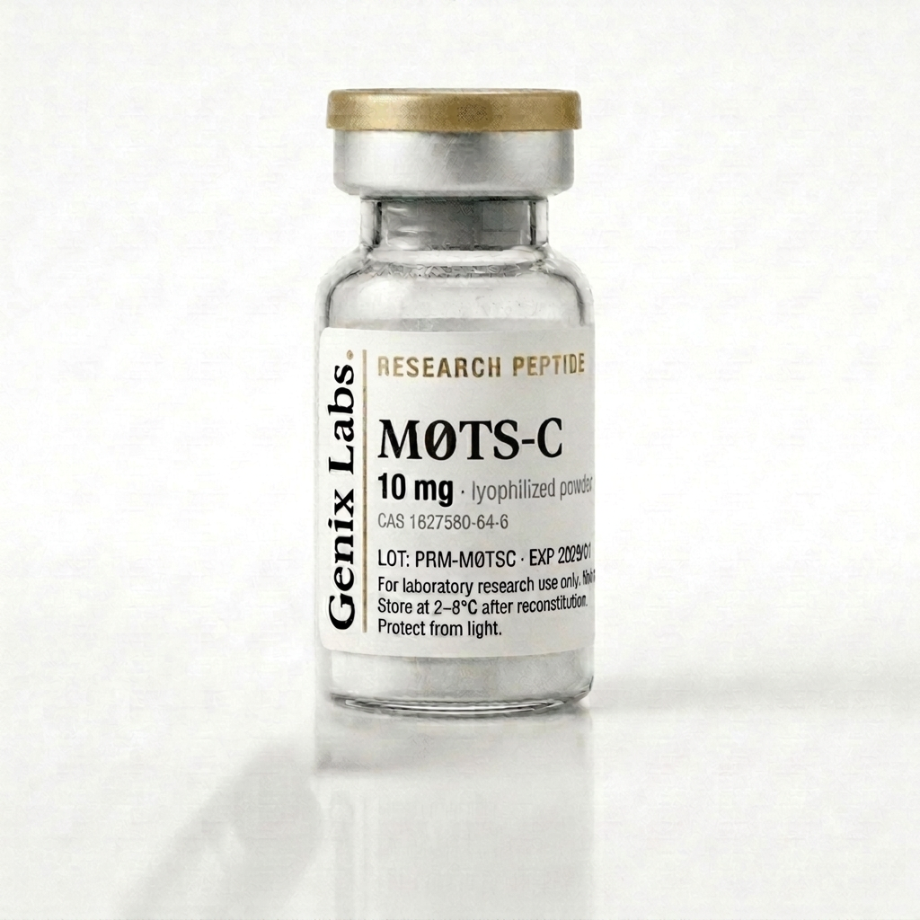 M0TS-C: research peptide vial, lyophilized powder
